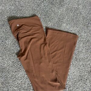 lululemon athletica Brown Wide-Leg Leggings
